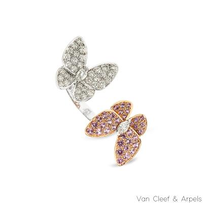 Van Cleef & Arpels Two Butterfly Between the Finger Ring Size 55 VCARO3M500 