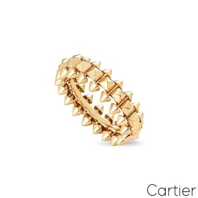 Cartier Rose Gold Clash de Cartier Medium Ring Size 61 B4229900