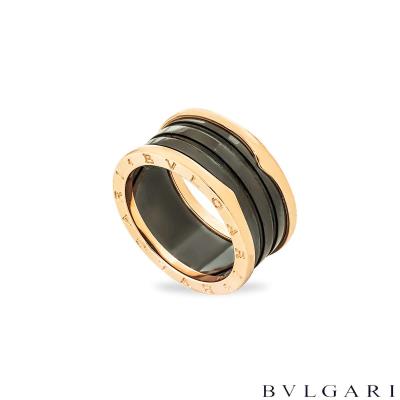 Bvlgari Rose Gold B.Zero1 Ring Size 64 345969
