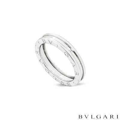 Bvlgari White Gold B.Zero1 Ring Size 64 336034