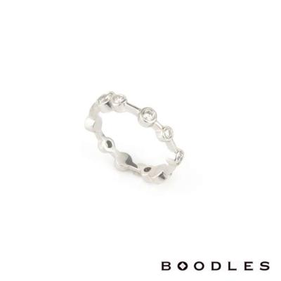 Boodles Raindance Full Diamond Eternity Ring in Platinum