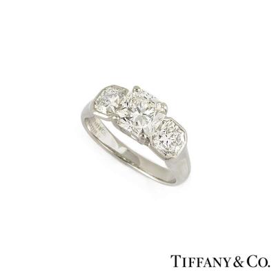 Tiffany & Co. Lucida Cut Diamond Ring in Platinum