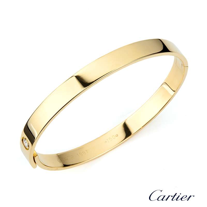 cartier love bracelet one diamond