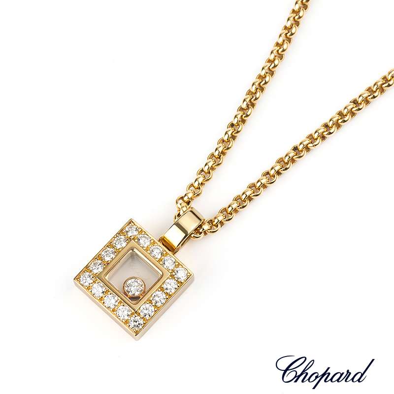 CHOPARD JEWELRY BRANDS HAPPY DIAMONDS Necklace 79A039-5201 | Geneve Company