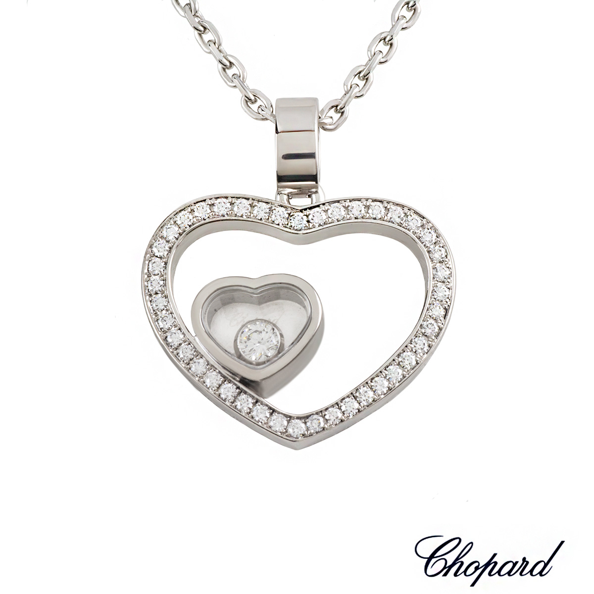 Chopard Happy Diamonds Heart Pendant Necklace