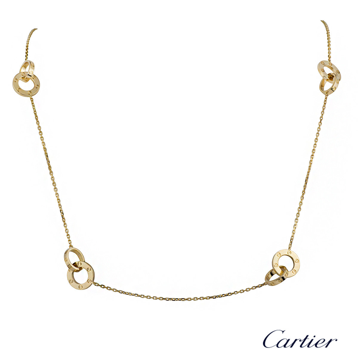 cartier long love necklace