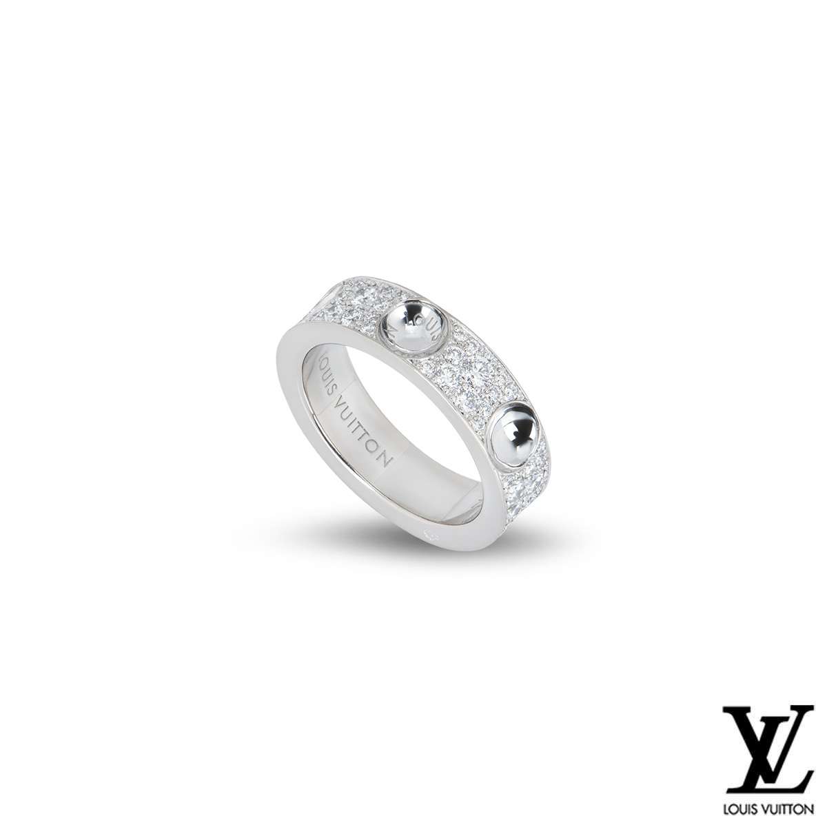 Louis Vuitton Empreinte Diamond Ring Q9A01A | Rich Diamonds