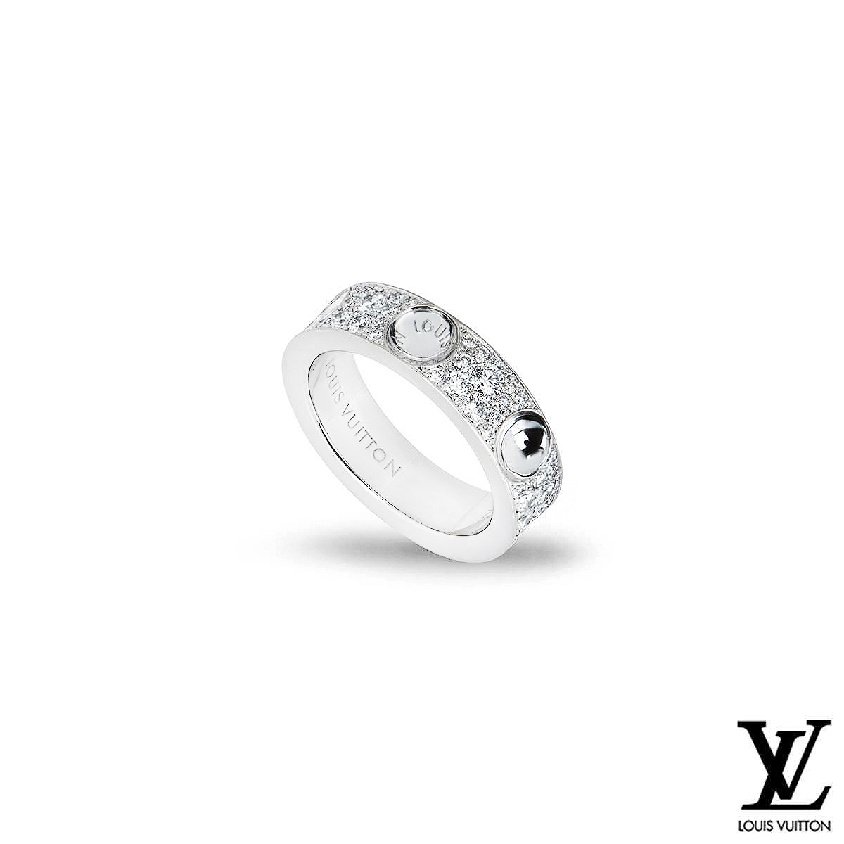 Louis Vuitton Empreinte Diamond Ring Q9A01A | Rich Diamonds