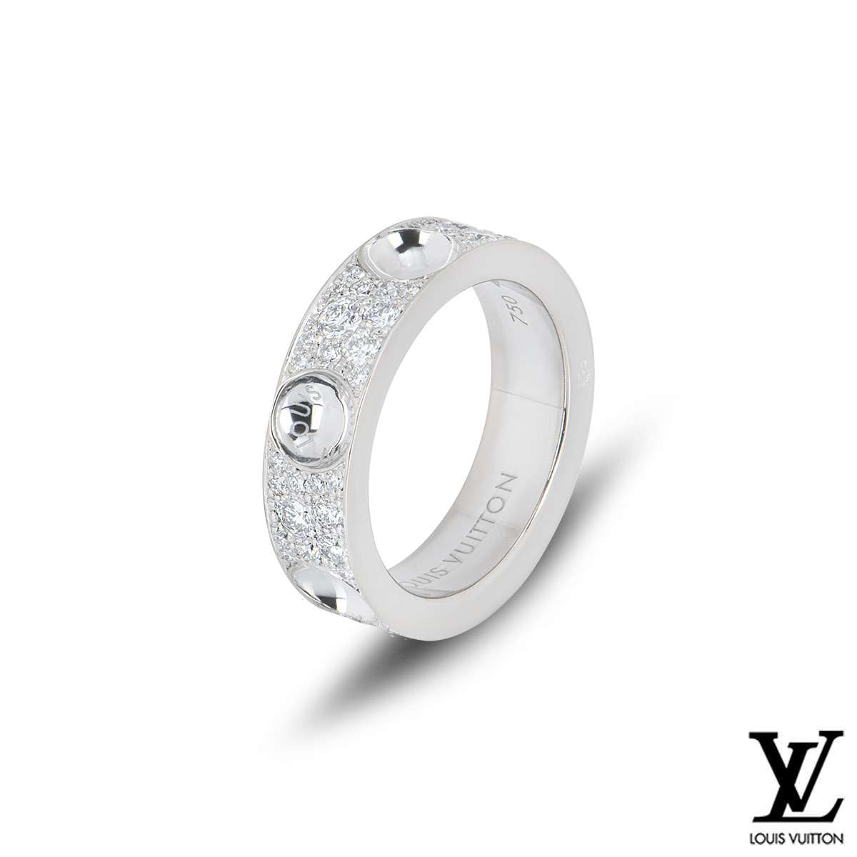 Louis Vuitton Empreinte Diamond Ring Q9A01A | Rich Diamonds