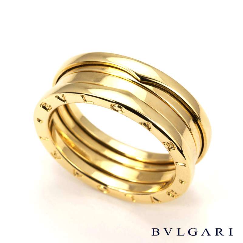 Bvlgari 18ct Yellow Gold B.ZERO1 Ring Size 62 | Rich Diamonds