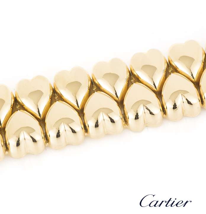 cartier heart link bracelet