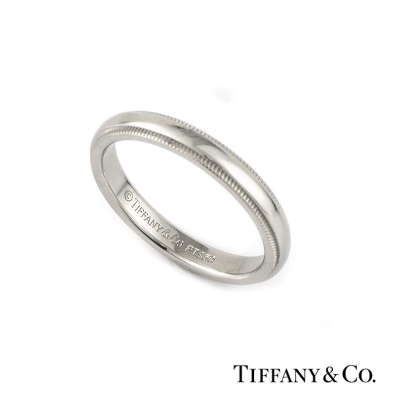 Tiffany & Co. 3mm Wedding Band in Platinum | Rich Diamonds