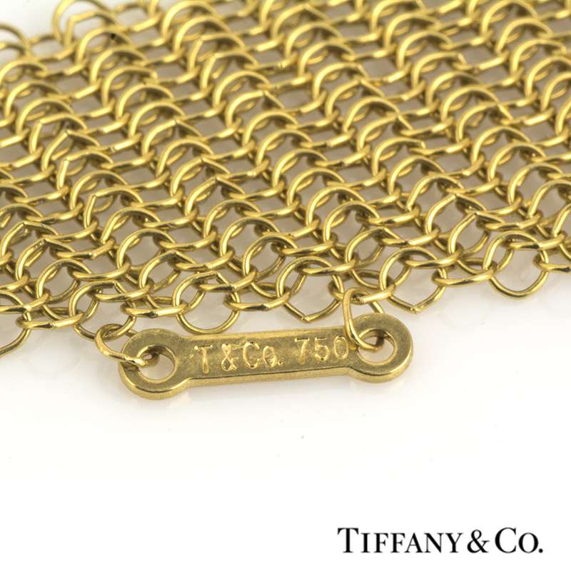 gold mesh scarf necklace