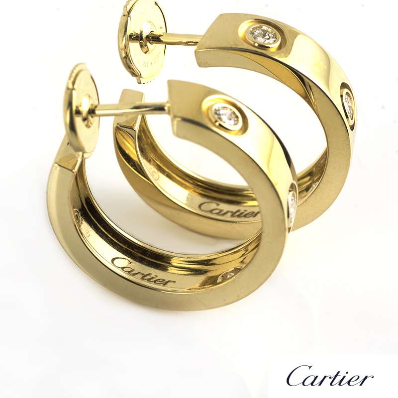 Love yellow gold earrings Cartier Yellow in Yellow gold - 35562946