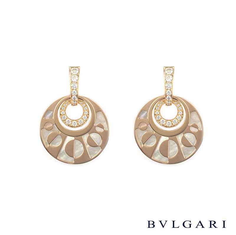 bvlgari intarsio earrings