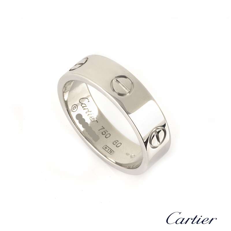 cartier uk ring size