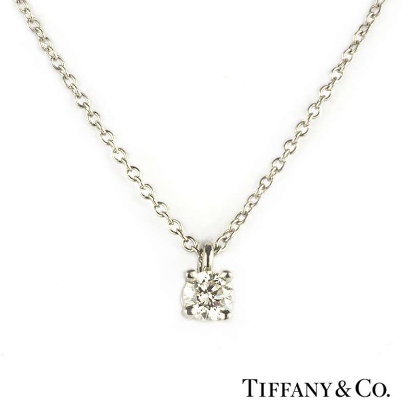 tiffany one diamond necklace