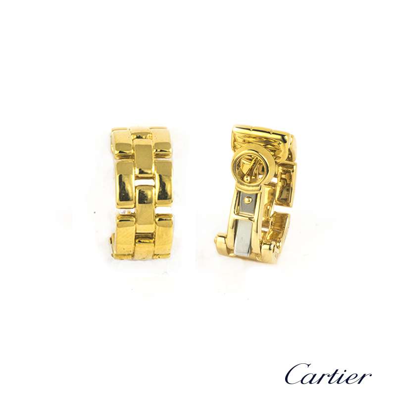 cartier maillon earrings