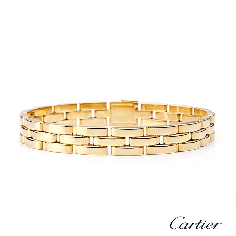 cartier panthere yellow gold bracelet