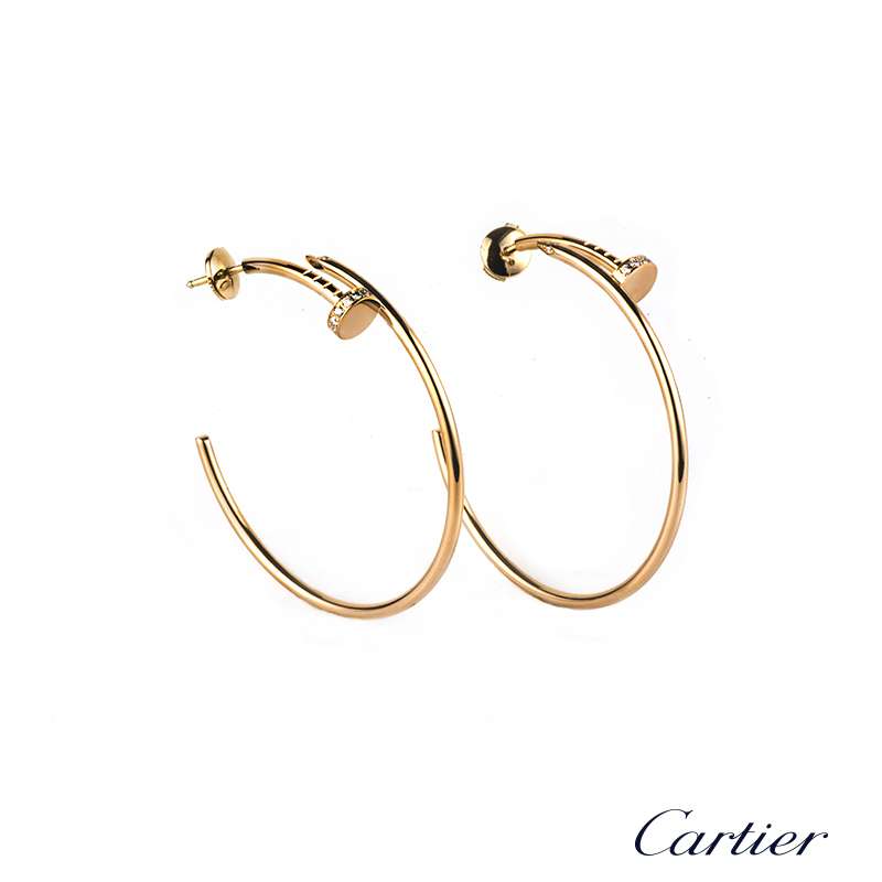 nail earrings cartier