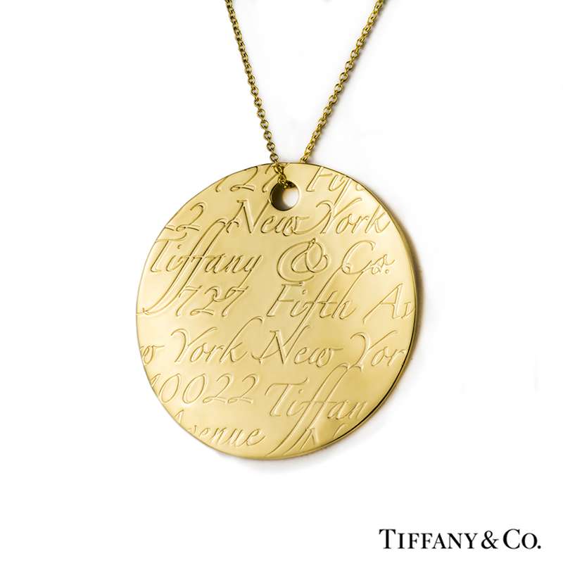 tiffany notes pendant