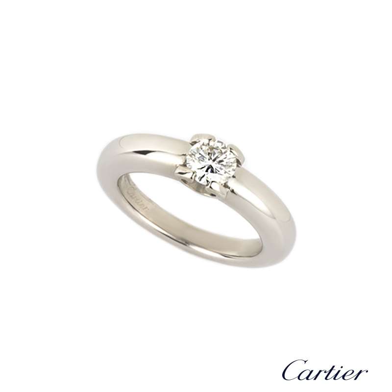 c de cartier engagement ring