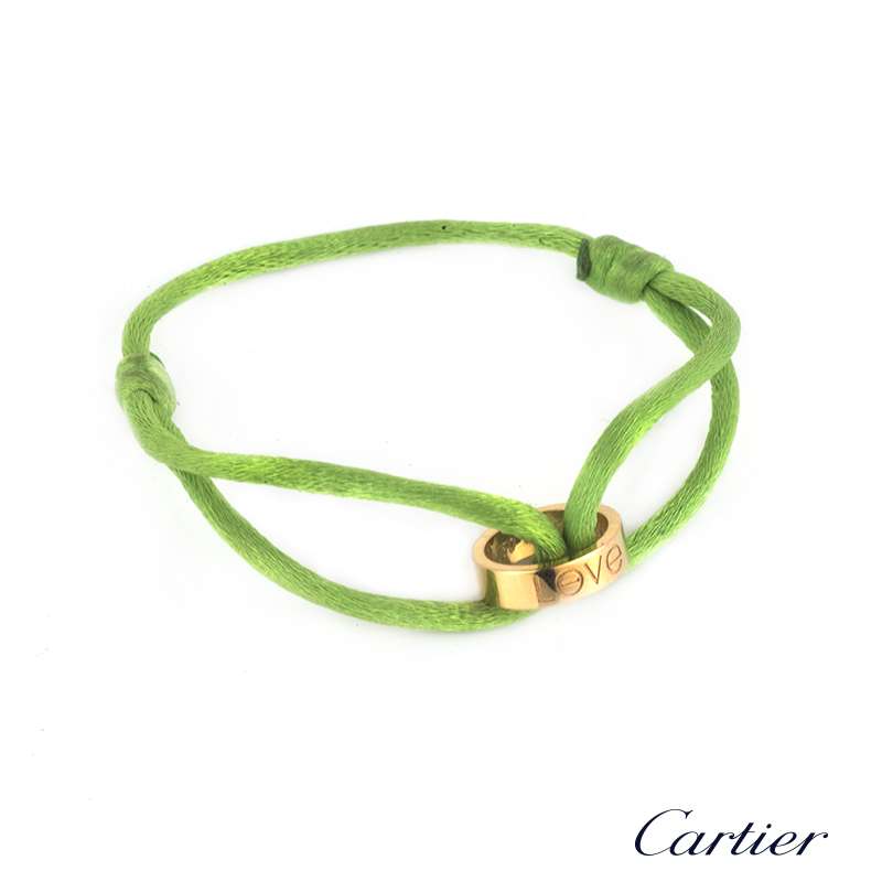 cartier love bracelet silk cord price