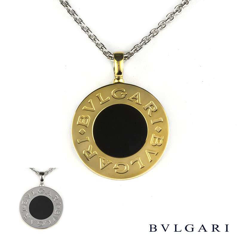 bvlgari stainless steel necklace