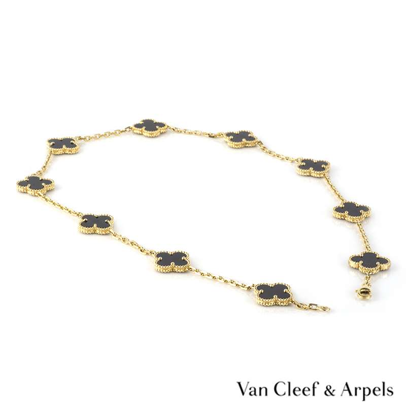 Van Cleef & Arpels Vintage Alhambra Necklace Yellow Gold – STYLISHTOP