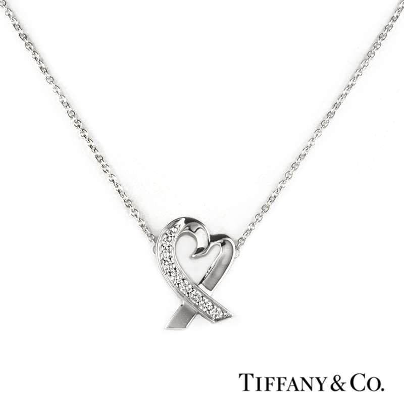Tiffany and Co. White Gold and Diamond 'Filigree' Heart and Key Pendant  Necklace at 1stDibs | tiffany filigree heart pendant with key, tiffany  heart key necklace, tiffany heart necklace