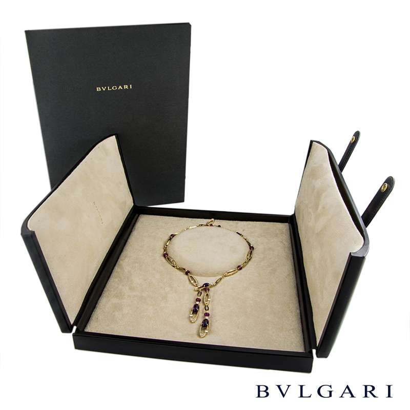 bvlgari necklace box
