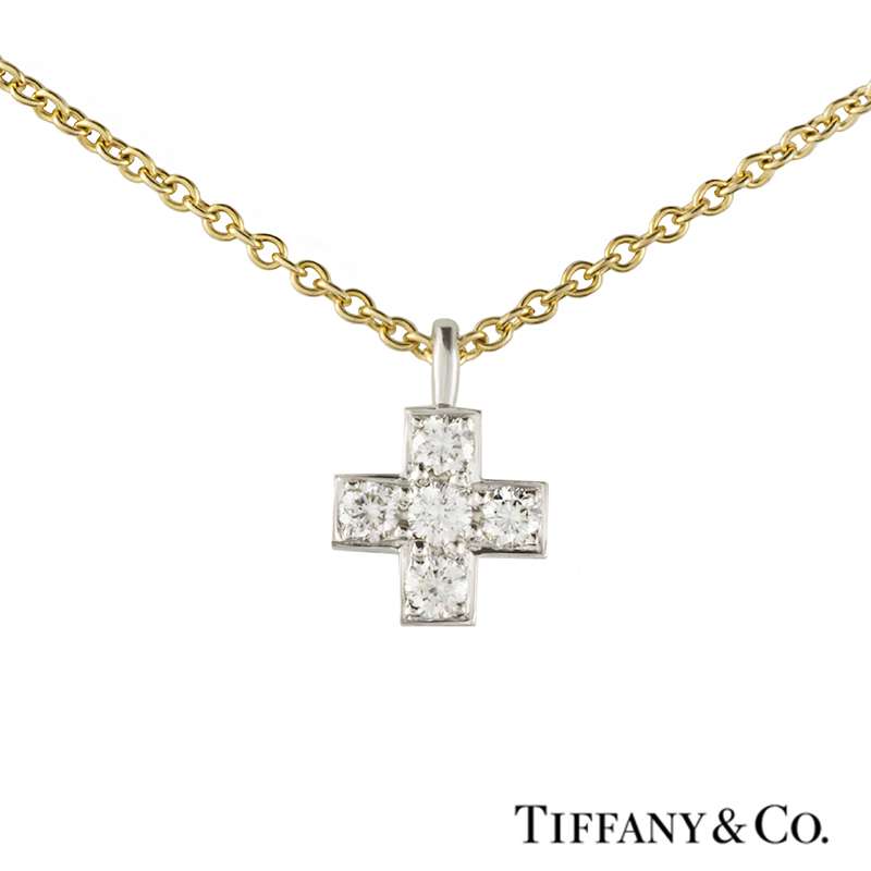 diamond cross tiffany