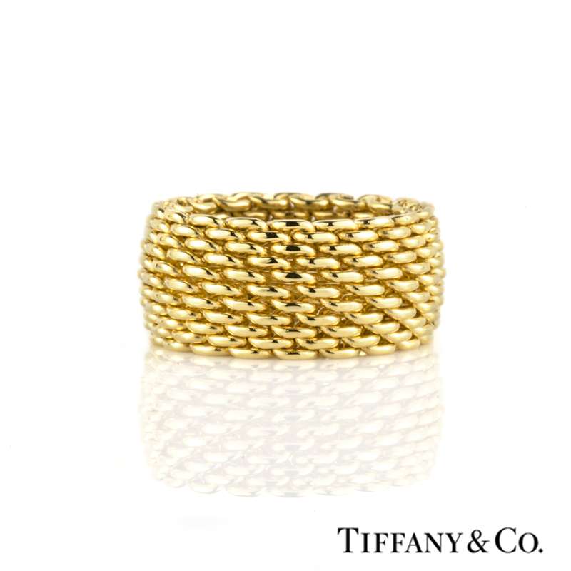 tiffany and company mesh ring