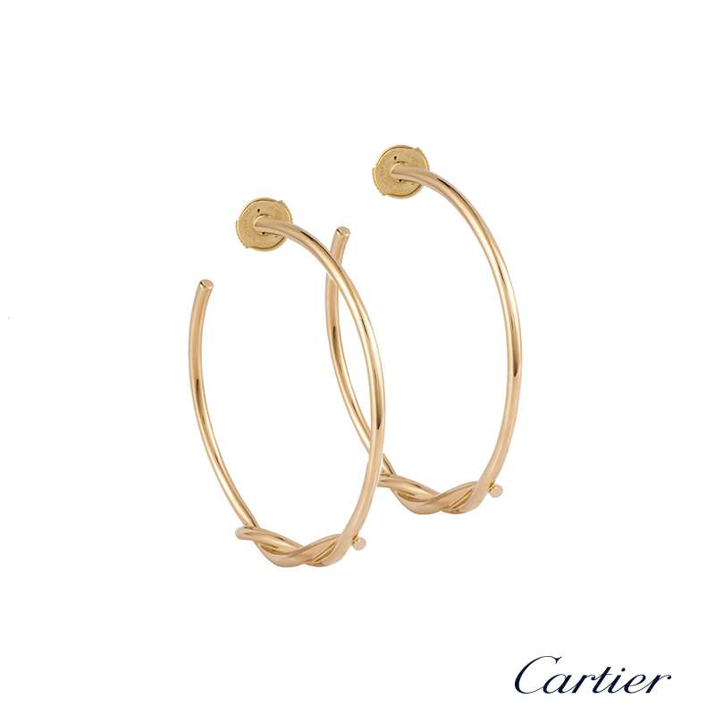 cartier entrelaces earrings