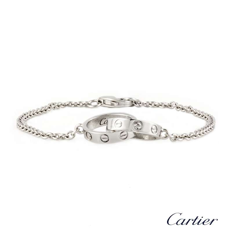 Cartier 18k White Gold Love Bracelet 