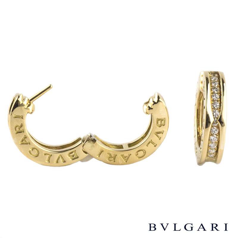 bvlgari hoop earring