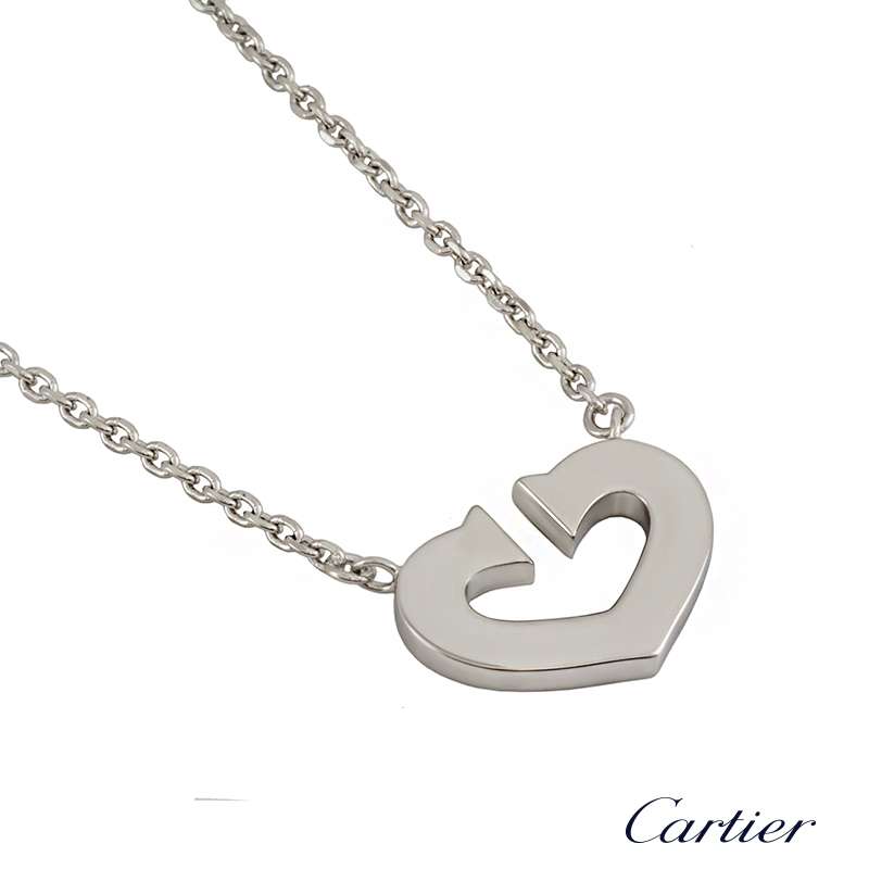 cartier open heart necklace