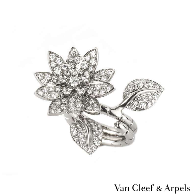 van cleef and arpels lotus ring