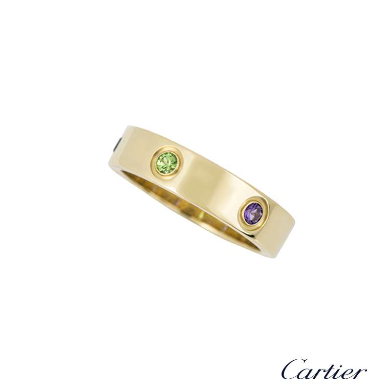 cartier gemstone rings