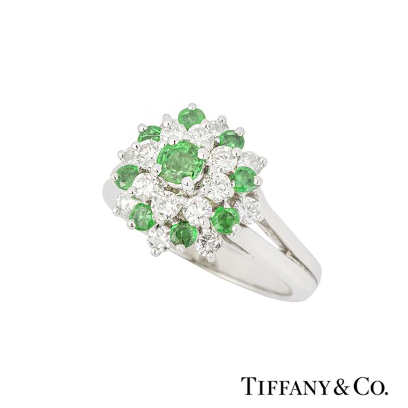 tiffany cluster ring