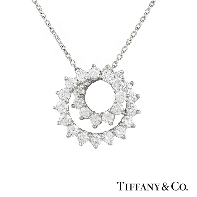 tiffany swirl necklace