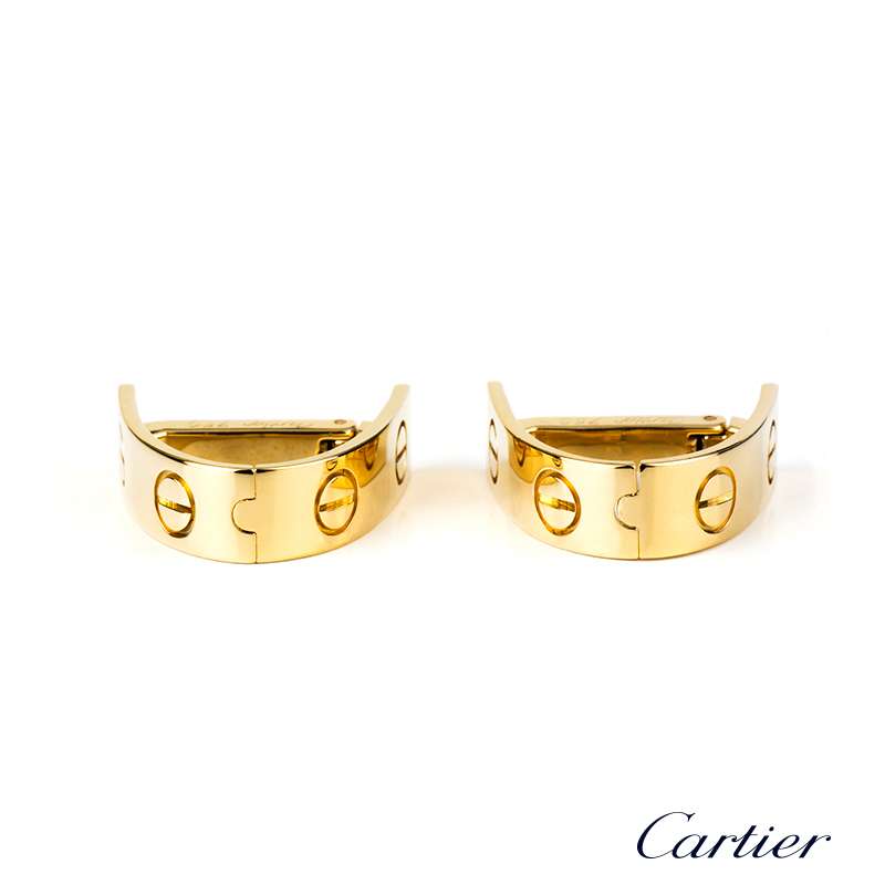 cartier love cufflinks