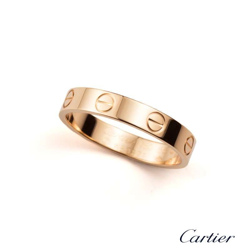 cartier love ring rose gold price