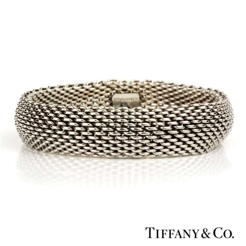 Tiffany Woven Bangle in Sterling Silver 