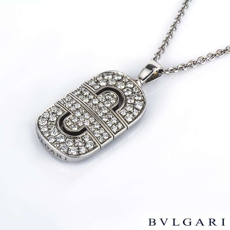 bvlgari parentesi diamond pendant