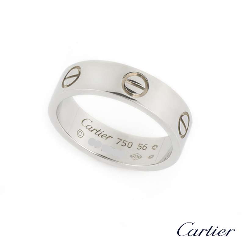 cartier love ring 750 56