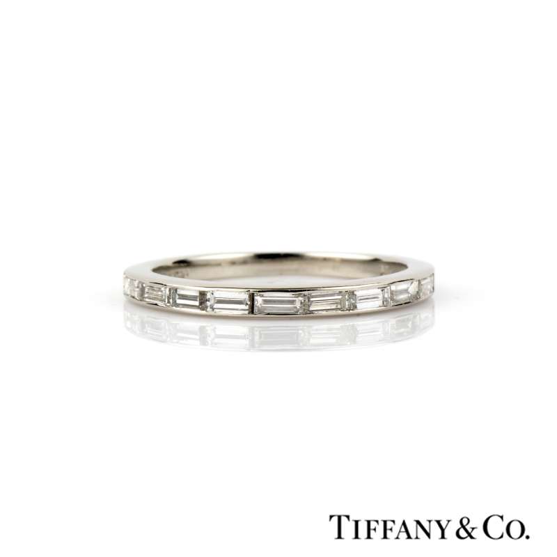 tiffany baguette diamond eternity ring