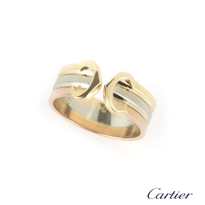 cartier double c ring