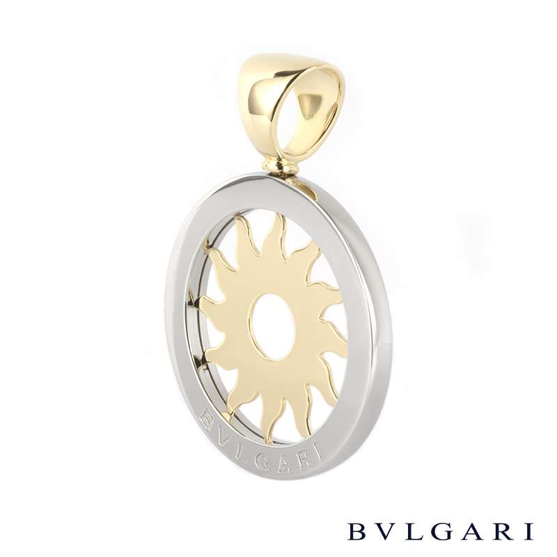 bvlgari sun tondo pendant