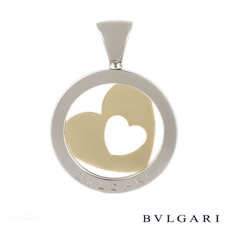 bvlgari tondo heart pendant